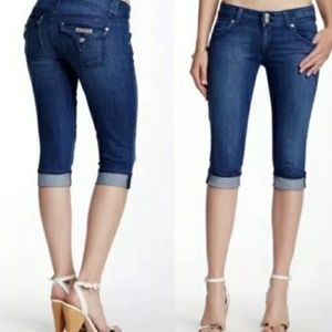 Hudson Malibu cap cuffed shorts sz 28